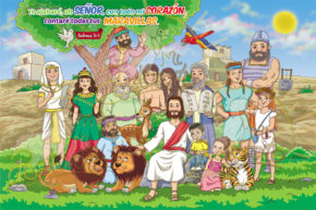 murales de personajes biblicos